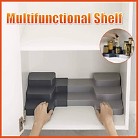 Multifunctional 3 Layers Plastic Storage Rack Spice Step Shelf Cabinet Jar Bottle Seasoning Organizer Kitchen Home Holder Desktop
