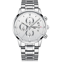 Đồng Hồ Nam Dây Thép Chính Hãng 1985 Nibosi 2309