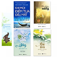 Combo 4 cuốn: Khi Mọi Điểm Tựa Đều Mất, Sống Đời Bình An, Thả Trôi Phiền Muộn, An Nhiên Như Nắng (Tặng kèm bookmark danh ngôn hình voi)