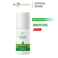 Nước Dưỡng Ẩm Cân Bằng Da BIOCOS Facial Toner 100ml - Sạch Da, Mềm Mịn, Cân Bằng pH