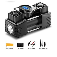 Bơm lốp xe ô tô 2 xylanh công suất cực lớn 200W