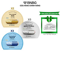 Combo 10 Mặt Nạ Dưỡng Da Gấp Đôi Dưỡng Chất BNBG Vita Cocktail Foil Mask 30mlx10