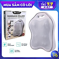 Máy Massage Toàn Thân Hồng Ngoại VISPO - Gối Massage Vai, Cổ Gáy, Massage Lưng - Gối Mát Xa Sử Dụng Bi Lăn Massage Toàn Lưng Kết Hơp Hồng Ngoại