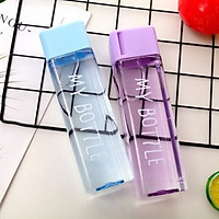 Bình đựng nước hình vuông đẹp mắt MY BOTTLE - Tặng kèm 1 sản phẩm ngẫu nhiên (Màu ngẫu nhiên)