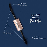 Chuốt mi Mascara 2 đầu Vacosi Last Domination Mascara Dài và Tơi Mi