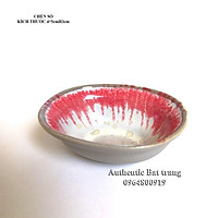 Đĩa sò, chén sò đựng mứt, bơ, Muối tiêu SIÊU XINH- Sản phẩm gốm sứ Authentic Bát Tràng
