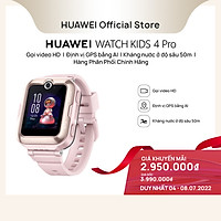 Đồng Hồ Thông Minh Trẻ Em HUAWEI WATCH KID 4 Pro | Gọi video HD | Định vị GPS bằng AI | Kháng nước ở độ sâu 50m | Hàng Chính Hãng