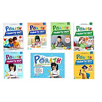 Combo Trọn Bộ sách POMath Toán tư duy cho trẻ em 4 đến 6 tuổi và Bộ Học Liệu Kèm Sách POMath - Học Toán Qua Trò Chơi
