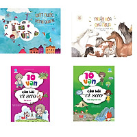 Combo 4 cuốn Khoa học chẳng khó: Giọt nước chạy vòng quanh (Tái bản) + Khoa học chẳng khó: Thuần hóa những chú ngựa (Tái bản) + 10 vạn câu hỏi vì sao - Hóa học vui + 10 vạn câu hỏi vì sao - Cuộc sống muôn màu