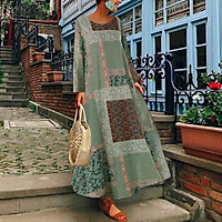 ZANZEA Women Summer Casual Loose Beach Dress Ladies Kaftan Maxi Dresses Plus Size