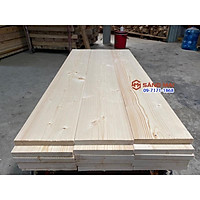  - Tấm gỗ thông mặt rộng 18cm x dày 2cm x dài 1m2 x láng mịn 4 mặt