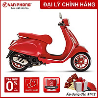 CHỈ GIAO TẠI HẢI PHÒNG - Xe máy Vespa PRIMAVERA RED 125 cc