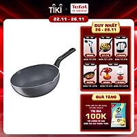 Chảo chiên sâu lòng Tefal Natura B2266595 26cm - Báo nhiệt thông minh - Phủ sơn chống dính, dễ dàng làm sạch - Hàng chính hãng