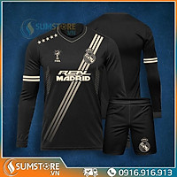 Bộ quần áo bóng đá CLB Real Madrid Dài Tay Độc Lạ