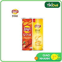 Combo 2 Bánh snack khoai tây miếng Lay's Stax Mix vị 160g
