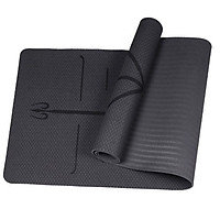 Thảm tập yoga định tuyến 6mm TPE kèm túi đựng
