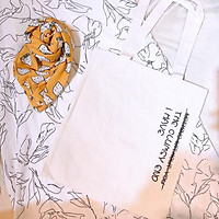 Túi tote chữ ngang ulzzang style Hàng Quảng Châu