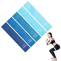 5pcs Sport Band Fitness Gum Yoga Elastic Band Ring Fitness Resistance Band Indoor Outdoor Exercise Gym