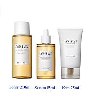 Bộ 3 Sản Phẩm Dưỡng Da Giảm Mụn Phục Hồi Da Skin1004 Madagascar Centella Gồm Toner 210ml+ Serum 55ml hoặc 100ml+ Cream Soothing 75ml (Tặng Kèm 1 Mặt Nạ Dr.Morita)