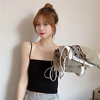 Áo Bra Nữ 2 Dây Mảnh Đệm Ngực Dáng Lửng Thon Gọn Hot Hit 2257