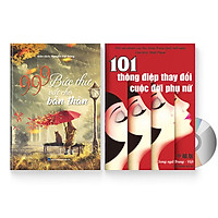 Combo 2 sách: Sách 999 bức thư viết cho bản thân  + 101 Thông Điệp Thay Đổi Cuộc Đời Phụ Nữ (Song Ngữ Trung Việt Có Phiên Âm) + DVD quà tặng