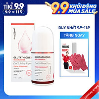 Lăn Nách Mờ Thâm, Dưỡng Trắng Da Angel's Liquid Glutathione Plus Niacinamide Fresh Deodorant 60ml