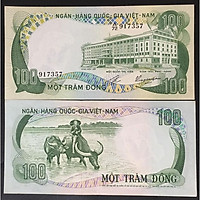 Tờ lưu niệm hình Con Trâu 100 đồng ở Việt Nam, dùng để lì xì, sưu tầm, lưu niệm, trang trí trong nhà dịp Tết Tân Sửu 2021 - SP001805