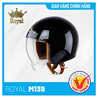 Nón bảo hiểm Royal M139 Kính Âm Trơn Sành Điệu, Trẻ Trung, Thời Thượng