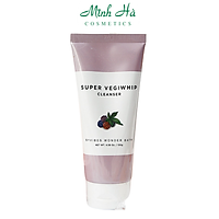 Sữa rửa mặt rau củ Byvibes Wonder Bath Super Vegiwhip Cleanser 130g giúp giảm mụn, sáng da đều màu