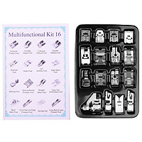 Bộ chân vịt cho máy may gia đình Janome Brother 16PCS,