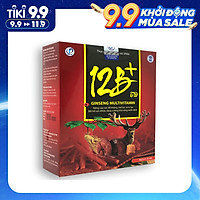 Nhân sâm GINSENG MULTIVITAMIN - Bổ sung vitamin và dưỡng chất, Giúp bồi bổ sức khỏe, Nâng cao sức đề kháng, Tăng cường miễn dịch, Nâng cao thể lực và trí lực (Hộp 60 viên)