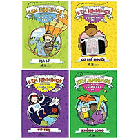 Combo Cẩm Nang Thiên Tài Trẻ: Địa Lý + Cơ Thể Người + Vũ trụ + Khủng Long (Tặng Bookmark Phương Đông Book)