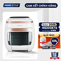 Lò Nướng Chân Không BIYI AF602A (11L) - Hàng Chính Hãng - Màu Trắng