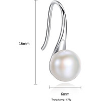 Bông Tai Ngọc Trai Cao Cấp B2342 Cỡ Hạt 6x6 Ly Bảo Ngọc Jewelry