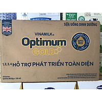 Thùng 48 Hộp Sữa Bột Pha Sẵn Vinamilk Optimum Gold 180ml