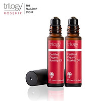 Combo 2 Tinh Dầu Tầm Xuân Trilogy Certified Organic Rosehip Oil 10ml dạng lăn Newzealand