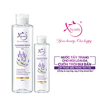 Nước tẩy trang XBeauty dưỡng trắng ngừa mụn cho mọi loại da XBEAUTY CLEANSING WATER 4 in 1 (100ML/300ML). Với công thức siêu phân tử nước thần kì giúp làm sạch sâu, dưỡng ẩm