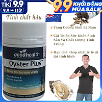 Tăng Cường Sinh Lý Nam Tinh Chất Hàu Goodhealth Oyster Plus Nhập Khẩu New Zealand Giúp Bổ Thận Tráng Dương, Cải Thiện Sức Khỏe Sinh Sản Và Chất Lượng Tinh Trùng, Hỗ Trợ Tình Trạng Xuất Tinh Sớm, Giảm Đau Lưng Mỏi Gối Chậm Mãn Dục – Lọ 30 viên