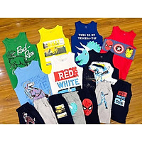 Bộ bé trai cotton 100% hàng dư đẹp, size 25-55kg