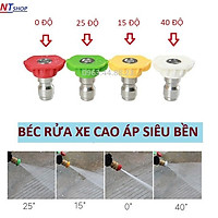 Đầu béc các góc gắn súng xịt rửa của máy rửa xe áp lực cao