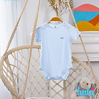 Body cho bé sơ sinh vải sợi tre cao cấp siêu mềm mịn - body suit cho trẻ sơ sinh - bé trai - bé gái , Bộ áo liền quần bodysuit cho bé , body cộc tay cho bé từ 3 đến 18 tháng (4- 12kg) HAKI BB006