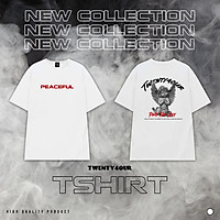 Áo Thun 2 Mặt Tay Lỡ Phong Cách Đường Phố Streetwear Cotton 100% Unisex
