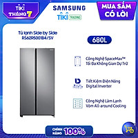 Tủ Lạnh Side By Side Inverter Samsung RS62R5001M9/SV (647L) - Hàng Chính Hãng - Chỉ Giao TPHCM