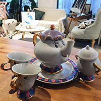 Beauty And The Beast Teapot Cartoon Mug Mrs Potts Chip Tea Pot Cup Set Xmas