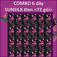 COMBO 6 dây Dầu Gội Sunsilk Óng mượt rạng ngời (Đen)