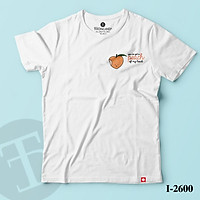 ATN-2600 Áo Thun Nữ Tay Ngắn In Logo You are got a peach of my heart