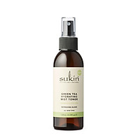 Nước Hoa Hồng Trà Xanh Dưỡng Ẩm Dạng Xịt Sukin Green Tea Hydrating Mist Toner 125ml