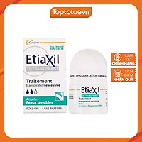 Lăn Khử Mùi Etiaxil Détranspirant Traitement Aisselles Peaux Sensibles 15ml (Dành cho da hỗn hợp, da nhạy cảm)
