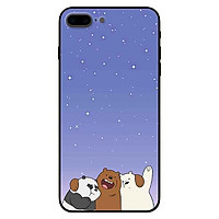 Ốp in cho iPhone 7 Plus / 8 Plus mẫu 3 Chú Gấu C