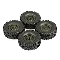 Bộ Lốp Mô Hình Các Loại Xe Tải Quân Sự B-14 B-24 B-16 B-36 C-14 C-24 Có Vành Tỉ Lệ 1:16 (65mm) (4 Chiếc)